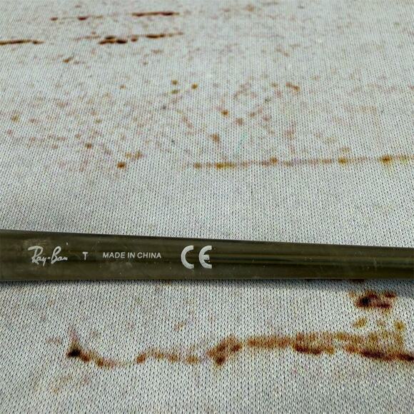 Ray-Ban Tortoise Rectangular Eyeglasses Frame Brown RB5255 Replacement Frames - Picture 4 of 5